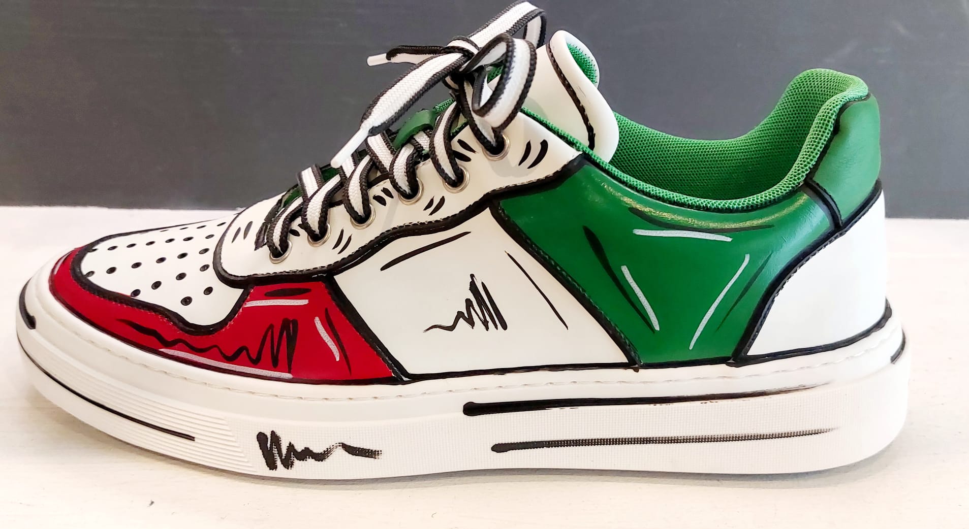 SNEAKERS FUMETTO "ITALIA"
