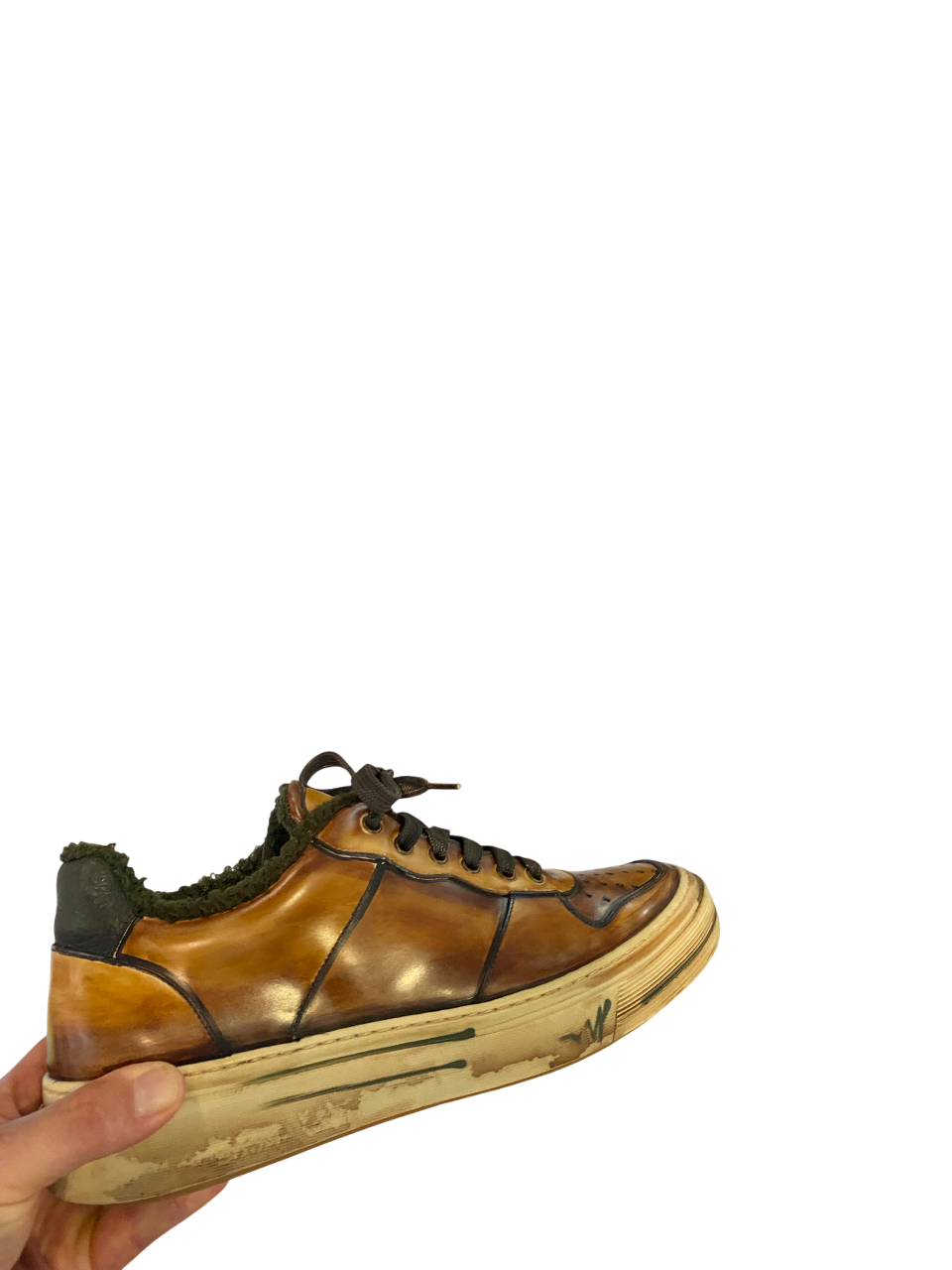 SNEAKERS FUMETTO COLOR MARRONE